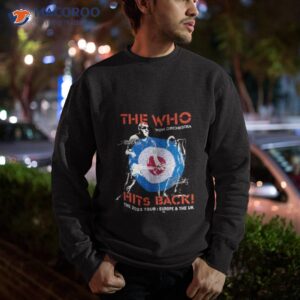 the who with orchestra hits back the 2023 tour europe the uk signatures shirt sweatshirt