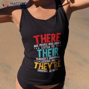 There Their They’re Grammar Nazy Proper English Writing The Police Rock Band Shirt 1 there their theyre grammar nazy proper english writing the police rock band shirt tank top 2