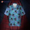 “thin Blue Line Hawaii Shirt: Police Seamless Pattern Hawaiian Shirts”