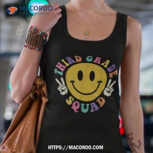 third grade squad back to school 3rd teacher kids shirt tank top 4