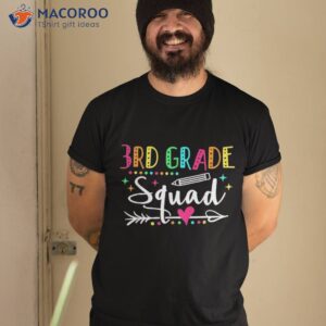 third grade squad back to school 3rd teacher student shirt tshirt 2