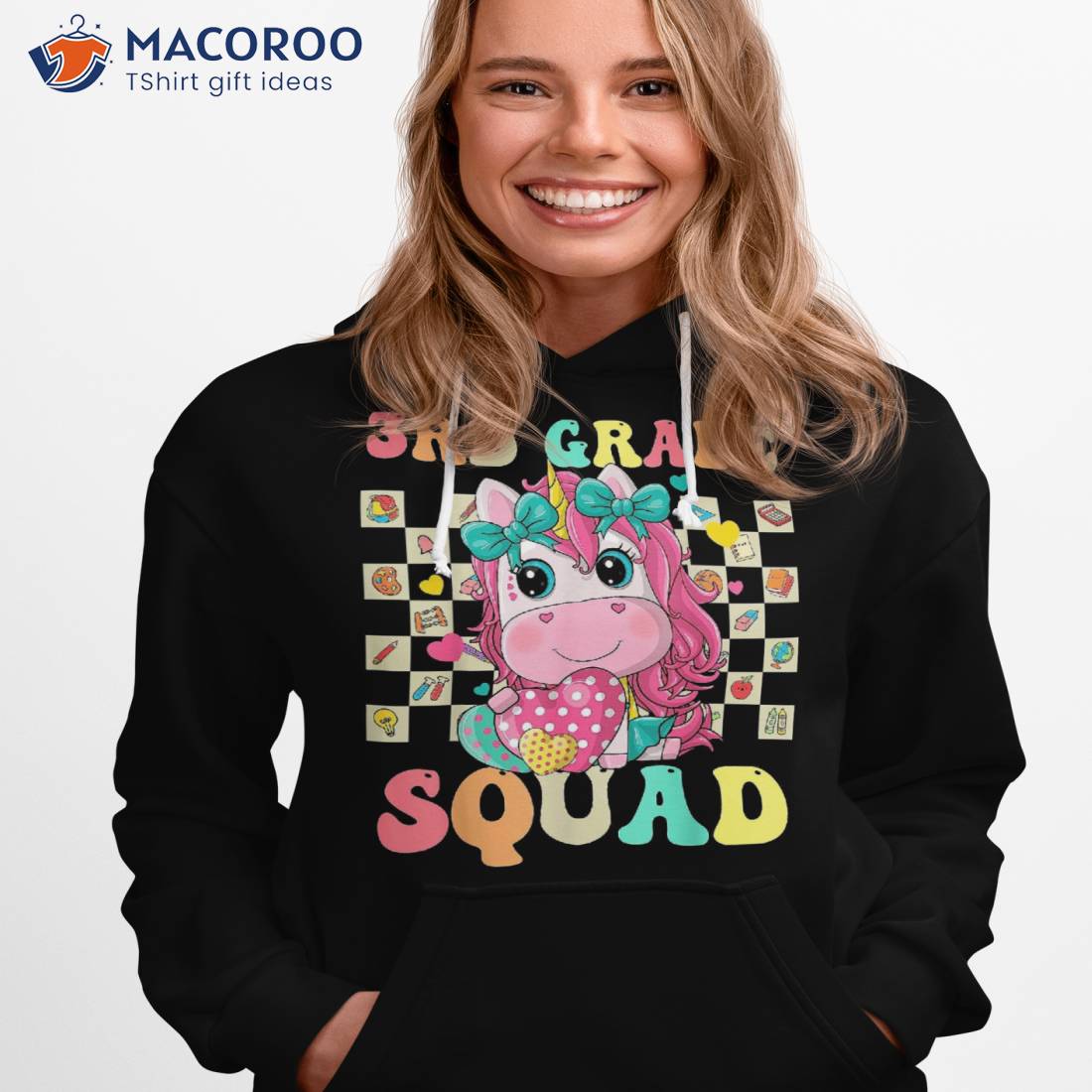 Third Grade Squad Cute Unicorn Back To School 3rd Shirt Third Grade Squad Cute Unicorn Back To School 3rd Shirt