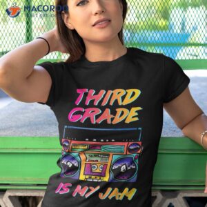 third grade teacher retro 80 s 90 s back to school shirt tshirt 1