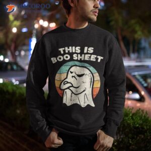 this is boo sheet ghost retro halloween costume shirt sweatshirt