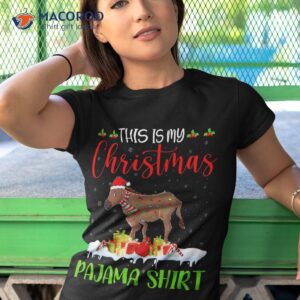 This Is My Christmas Pajama Shirt Donkey Xmas Holiday