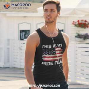 this is my pride flag usa american 4th of july patriotic shirt tank top 2