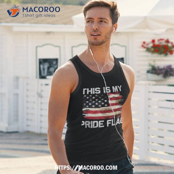 This Is My Pride Flag Usa American 4th Of July Patriotic Shirt