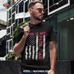 this is my pride flag usa american 4th of july patriotic shirt tshirt