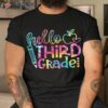 Tie Dye Hello 3rd Grade Teacher Student Back To School Shirt