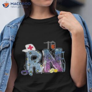 Tie Dye Registered Nurse Funny Rn Life Back To School Shirt