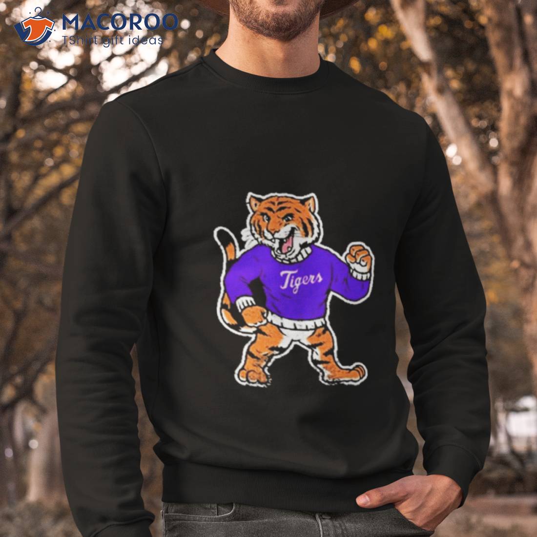 Tiger Hoodie Tiger Shirt Mascot Sweatshirt School Spirit -  in 2023