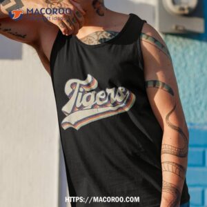 tigers sports name vintage retro gift boy girl shirt tank top 1