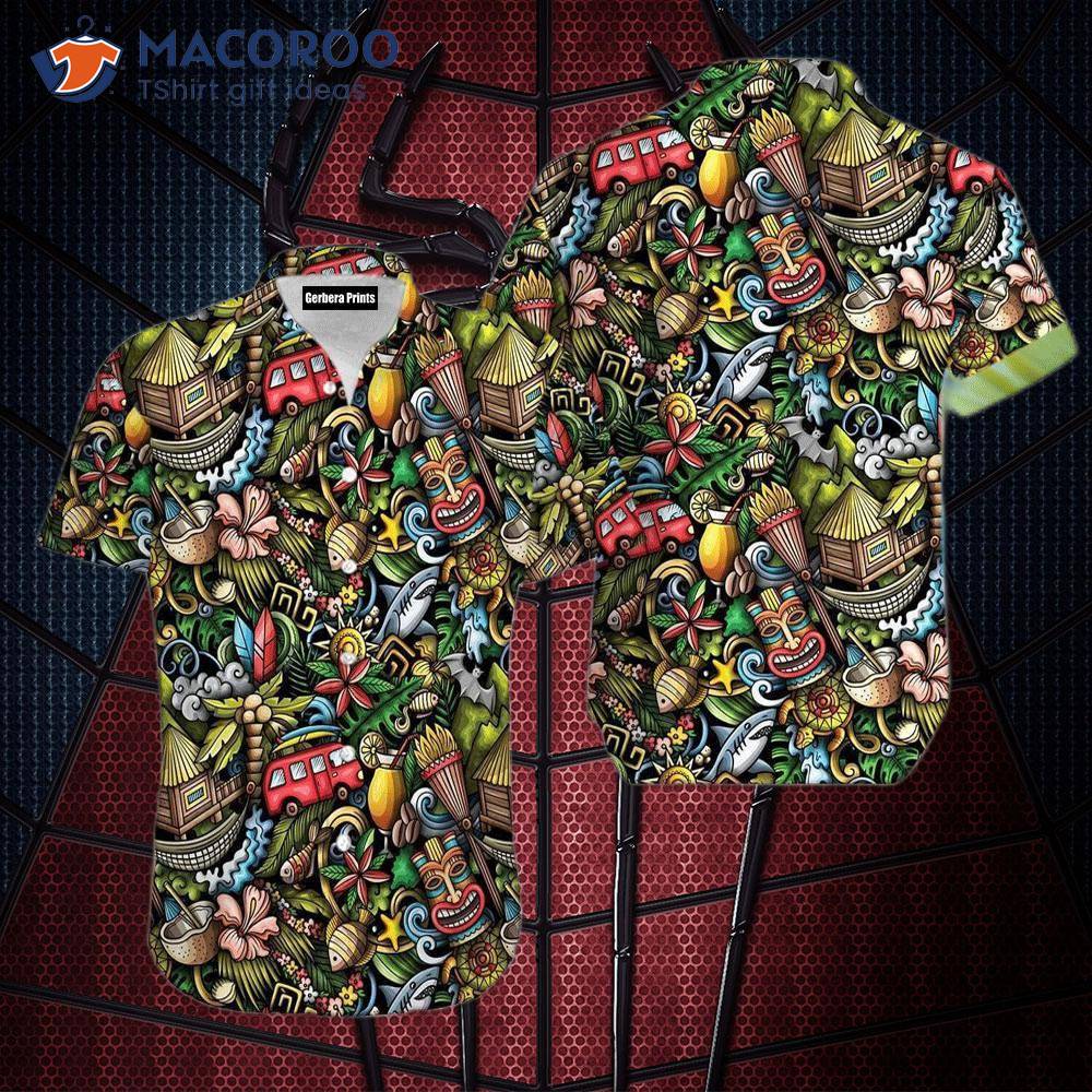 Tiki Doodles’ Colorful Hawaiian Shirts Tiki Doodles’ Colorful Hawaiian Shirts