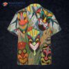 Tiki Head Hawaiian Shirts