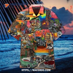 Tiki Hot Rod Party Hawaiian Shirt