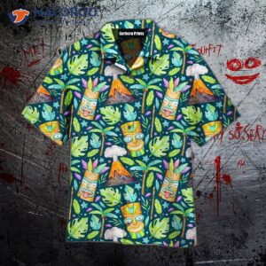 Tiki Summer Vibe Tropical Hawaiian Shirts