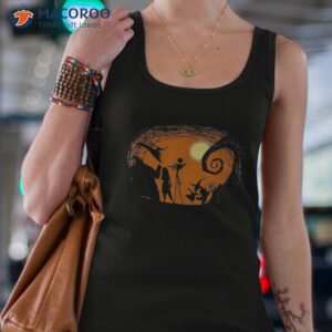 tim burton amp acirc amp 128 amp 153 s nightmare before christmas halloween silhouette shirt tank top 4