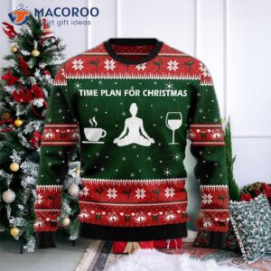 Time Plan For Christmas Yoga With Ugly Sweaters