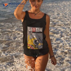 tintin reporter game design cartoon shirt tank top 3