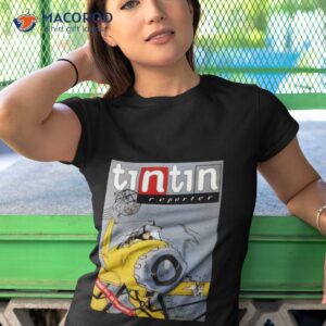 tintin reporter game design cartoon shirt tshirt 1