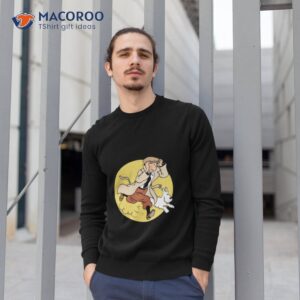 tintin running for something shirt sweatshirt 1