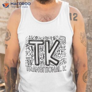 tk transitional kindergarten typography back to school shirt tank top