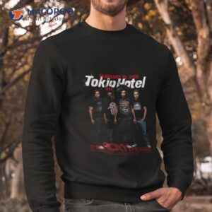 tokio hotel tour tom kaulitz bill kaulitz rock band shirt sweatshirt