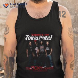 tokio hotel tour tom kaulitz bill kaulitz rock band shirt tank top
