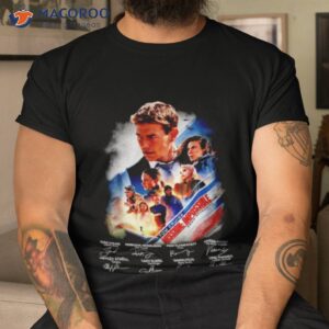 tom cruise mission impossible signatures 2023 shirt tshirt