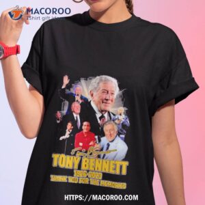 Tony Bennett 1926 2023 Signatures Thank You For The Memories Shirt