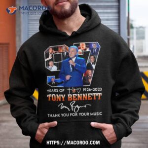 Tony Bennett 97 Years Of 1926 2023 Signature Thank You For The Memories Shirt