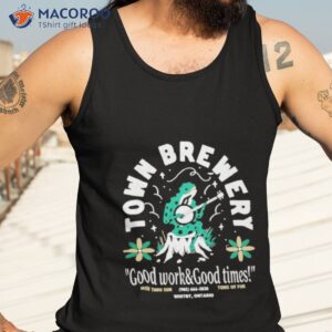 town brewery merch banjo frog shirt tank top 3