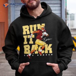 Trey Benson Official Store Run It Back Shirt