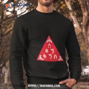 triangle resisshirt sweatshirt