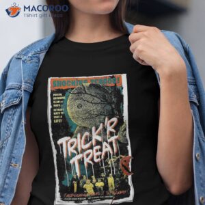 trick amp acirc amp 128 amp 152 r treat amp acirc amp 128 amp 147 tales of the macabre retro poster shirt tshirt