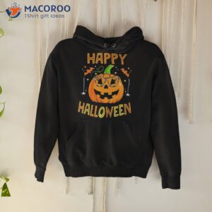 trick or treat halloween funny pumpkin happy 2023 shirt hoodie