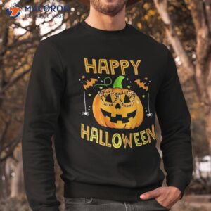 trick or treat halloween funny pumpkin happy 2023 shirt sweatshirt
