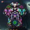 Trippy Hamsa Colorful Textured Hawaiian Shirts