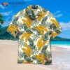 Tropical Abstract Plant Leaf Hawaiian Shirts