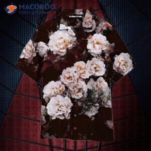 tropical black hawaiian flowers shirts 1