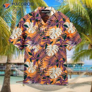 Tropical Bright Plants And Yellow Hawaiian Shirts