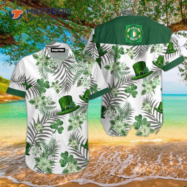 Tropical Green Hawaiian Shirts For Saint Patrick’s Day