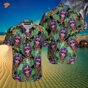 Tropical Millionaire Monkey Hawaiian Shirts