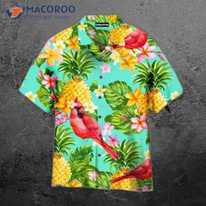 Tropical Pineapple-green Hawaiian Shirts
