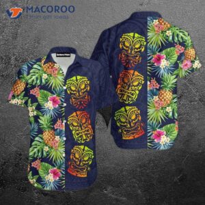 Tropical Polynesian Flower Hawaiian Shirts