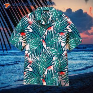 tropically amazing coconut palm patterned hawaiian shirts 0