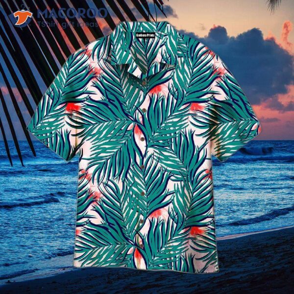 Tropically Amazing Coconut Palm Patterned Hawaiian Shirts