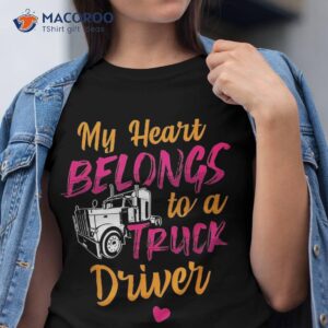Trucker Wife Profession Transport Trailer Truck Driver Shirt