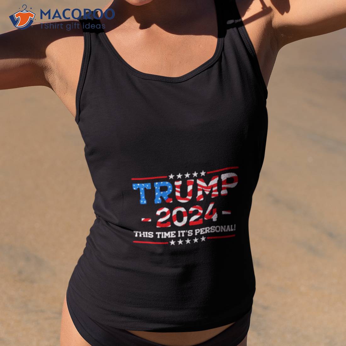 Trump 2024 This Time Its Personal President Shirt Tank Top 2