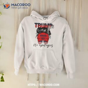 Trump Girl Maga 2024 No Apologies Shirt